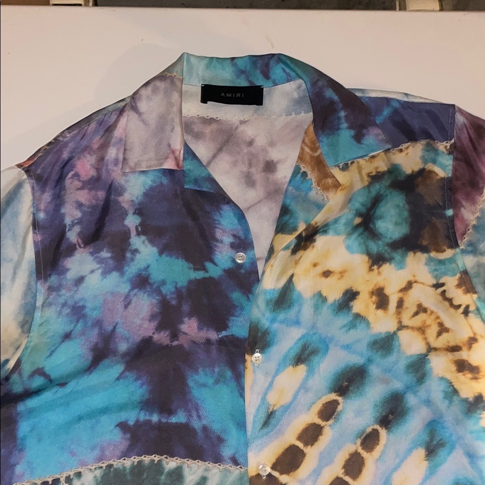 Amiri Multicolor Tie-Dye Men's Shirt